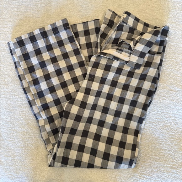Aniela Parys Enoke Trousers Size Small Checkered Crop Pants - Picture 9 of 12